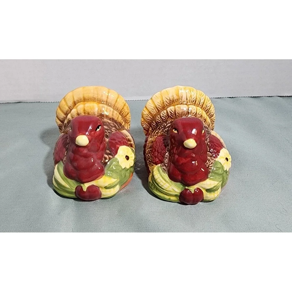 Thanksgiving Turkey Salt and Pepper‎ Shakers